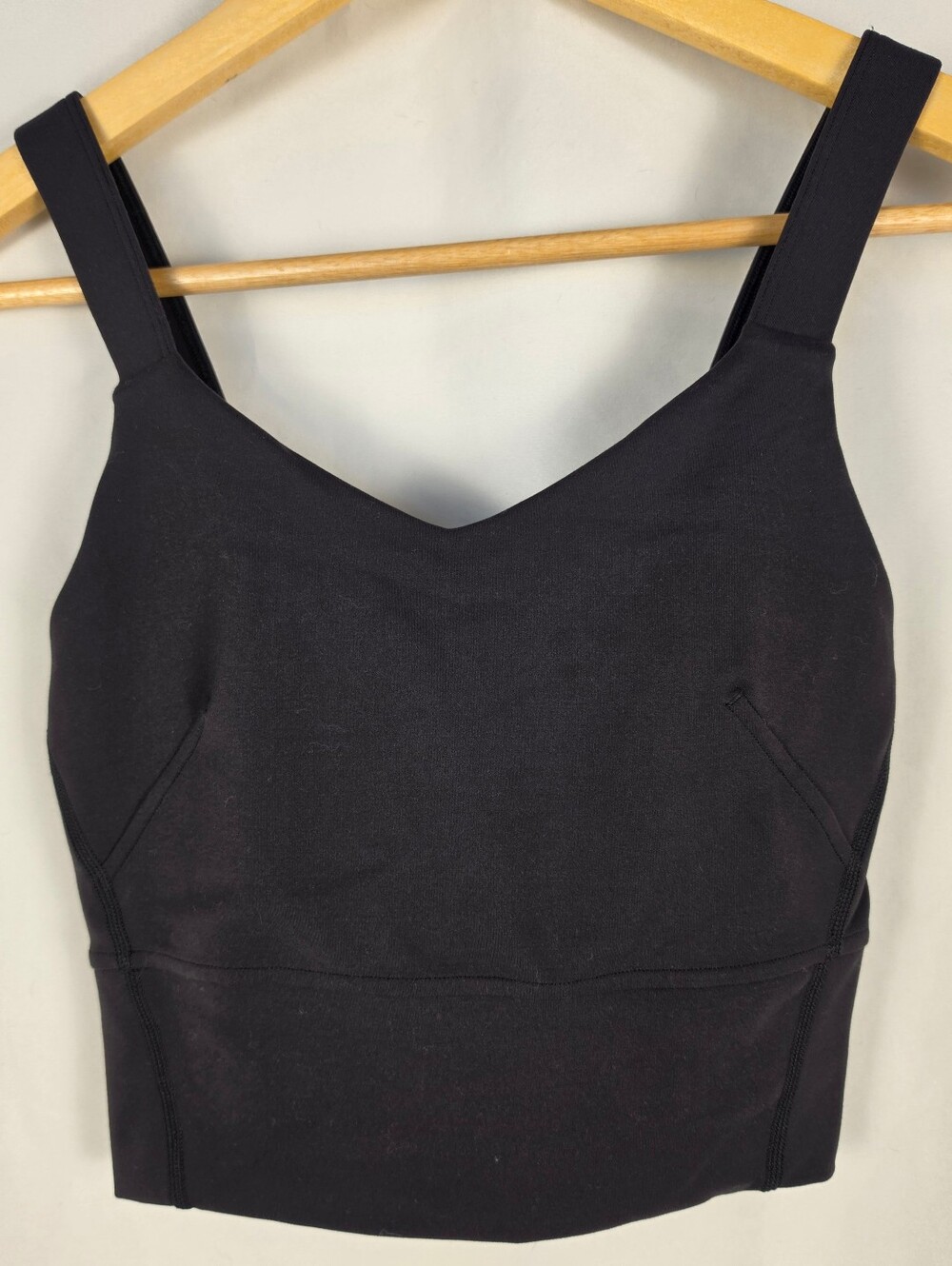 lululemon Wunder Train Straight Strap Tank Top Black Size 2 EUC